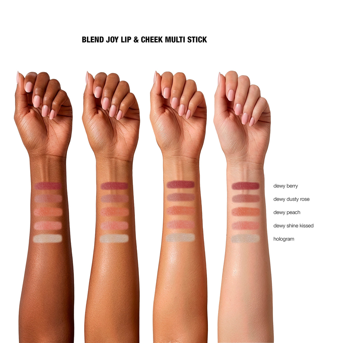Blend Joy Lip & Cheek Multi Stick 01 Dewy Berry