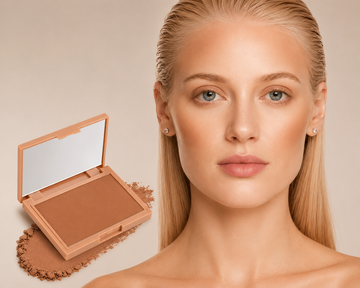 TALC FREE My Joy Scultpıng Bronzer & Contour Angel Dark 02 Sıcak Alt Ton